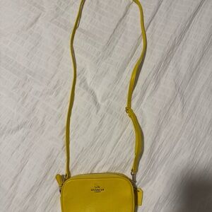 Coach Vibrant Yellow Crossbody Bag
